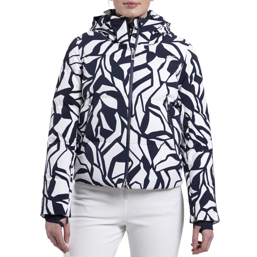 Women Twilight Jacket KJUS Navy/White SAMPLE