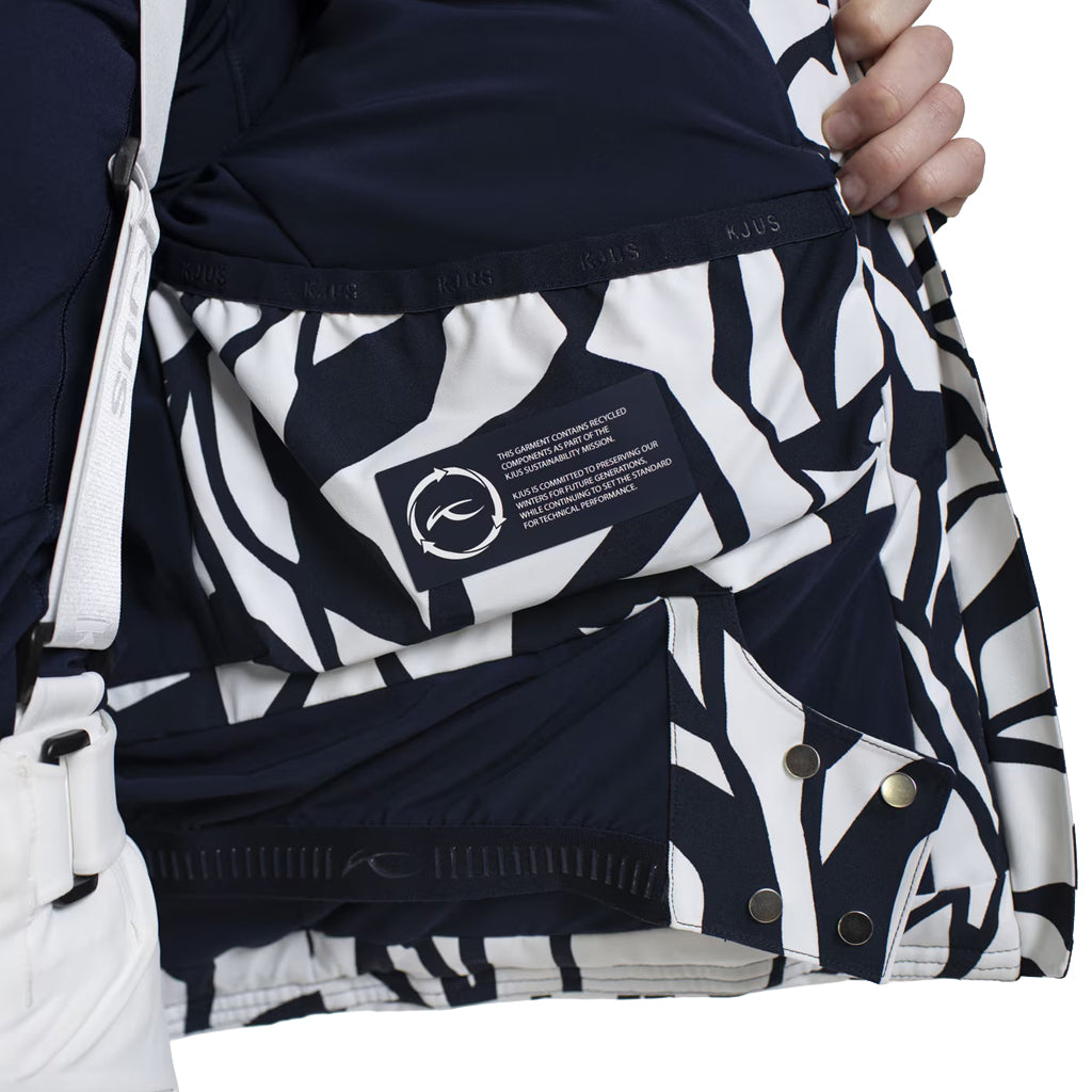 Women Twilight Jacket KJUS Navy/White SAMPLE