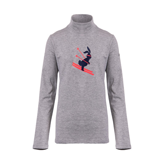 Girls Snow Pullover Alloy/Atlanta Blue SAMPLE
