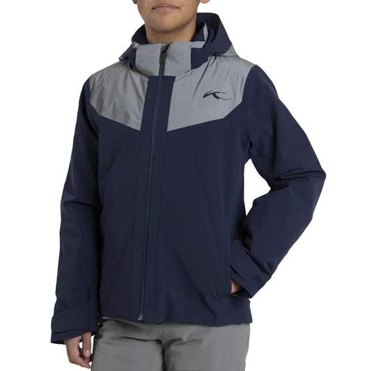 Boys Reflect Jacket Blue/Reflective SAMPLE