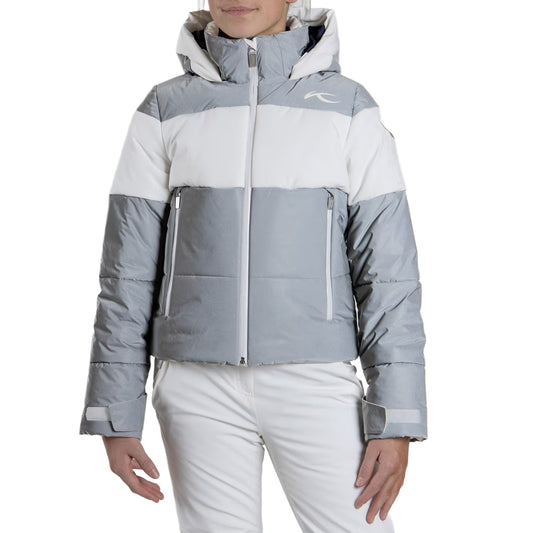 Girls Reflect Jacket Reflective/White SAMPLE