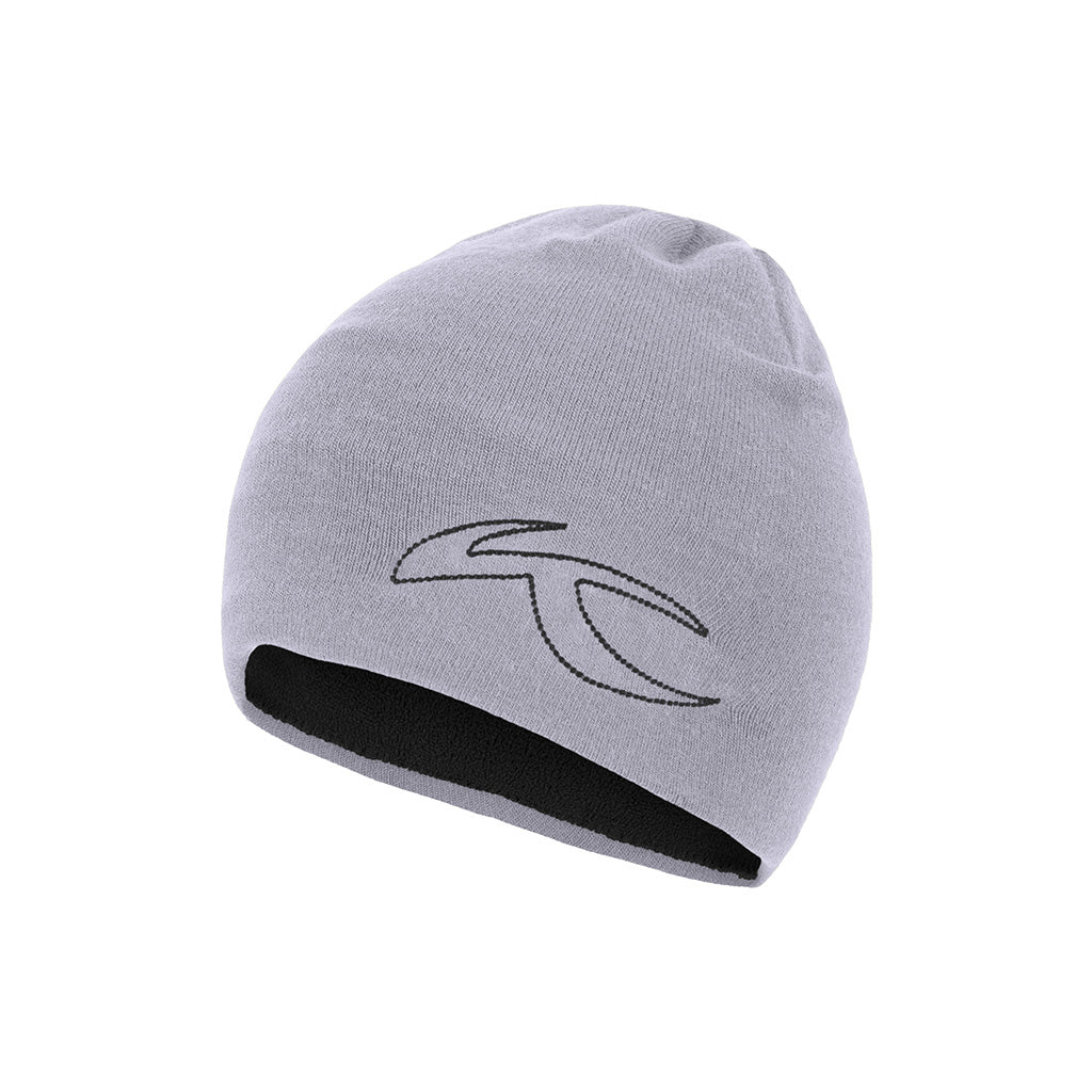 Unisex Side Logo Beanie - Alloy