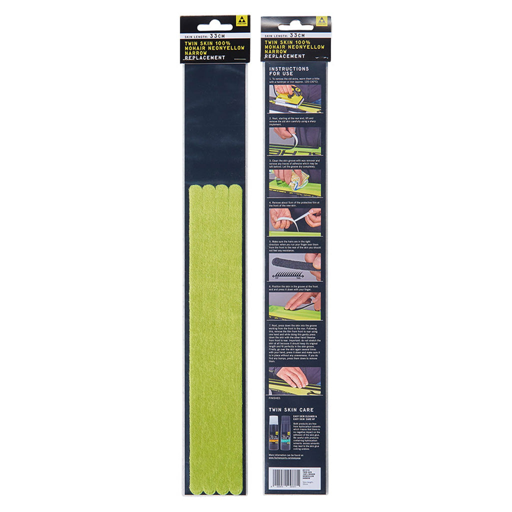TWIN SKIN 100% MOHAIR NEONYELLOW NARROW