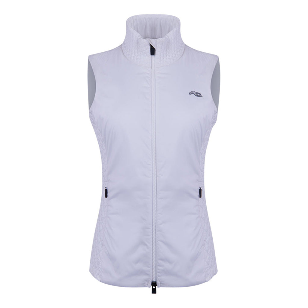 Women Macuna Hooded Insul Vest White
