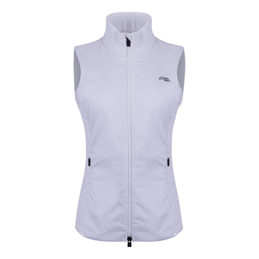 Women Macuna Hooded Insul Vest White