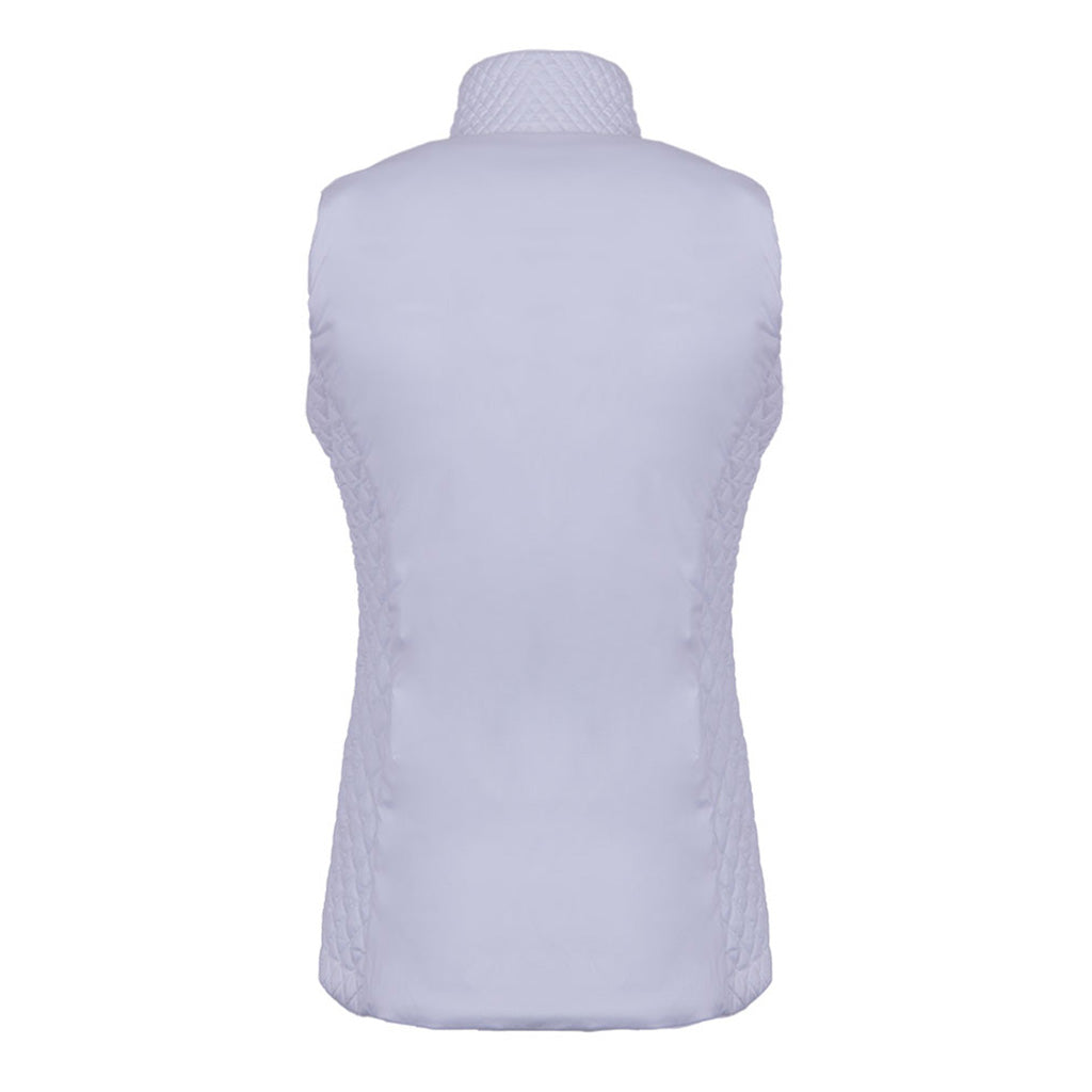 Women Macuna Hooded Insul Vest White