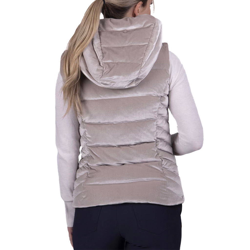 Women Alina Velvet Vest Tiramisu Sample