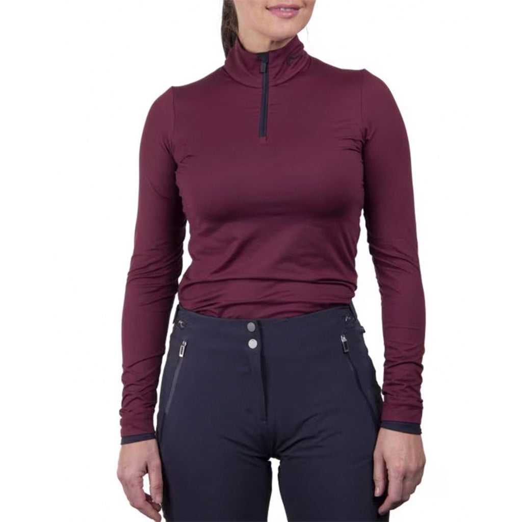 Women Feel Half-Zip - Crimson
