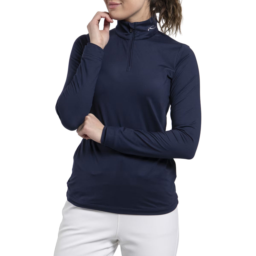 Women Feel Halfzip KJUS Navy SAMPLE