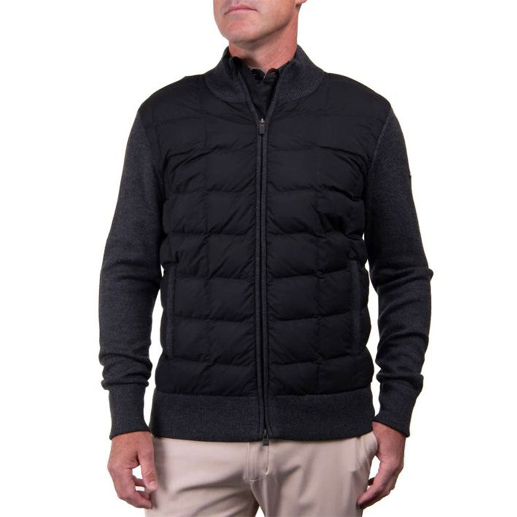 Rhys Insulation Jacket Blk-Steel Greymel