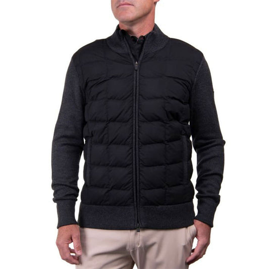 Rhys Insulation Jacket Blk-Steel Greymel
