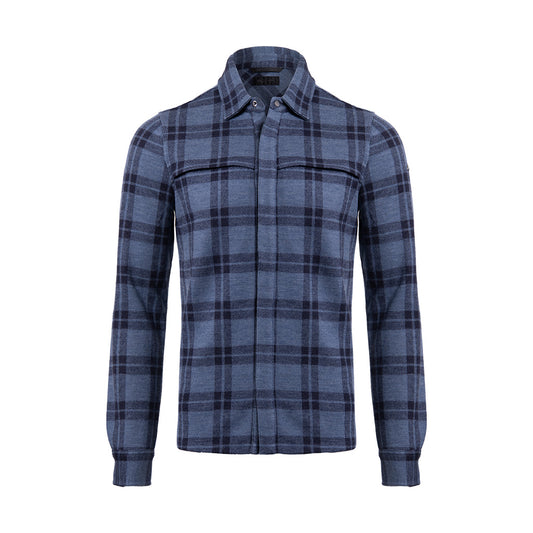 Men Yellowstone Shirt Blue/KJUS Navy SAMPLE