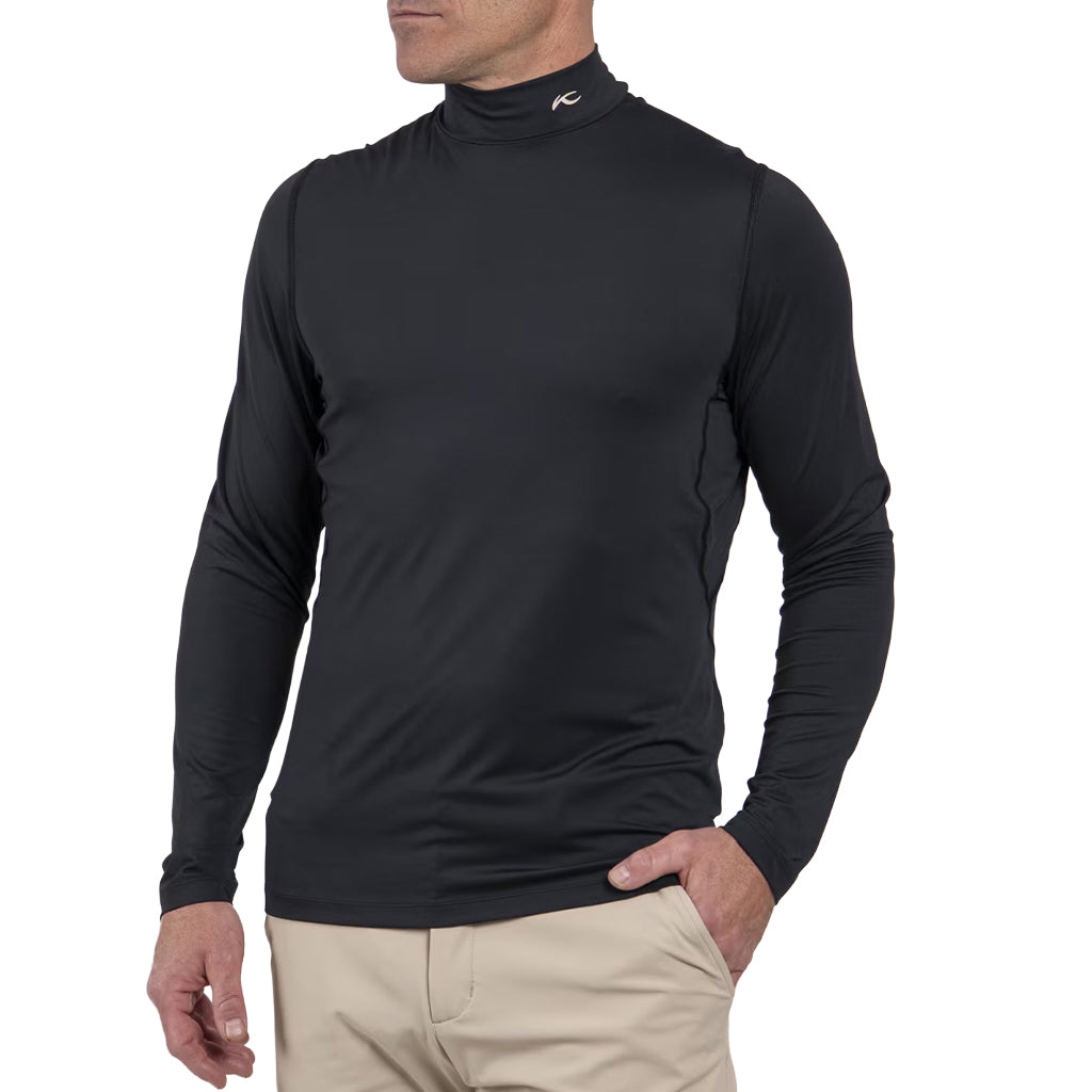Men Base Layer Turtleneck - Black