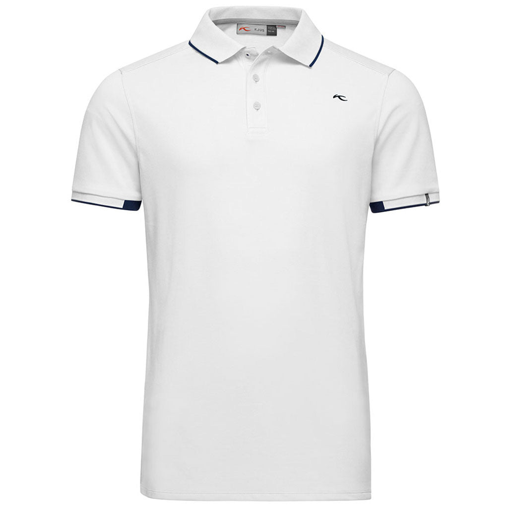 STAN POLO S/S FRONT LOGO WHITE