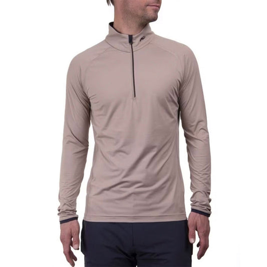 Men Feel Half-Zip - Almond