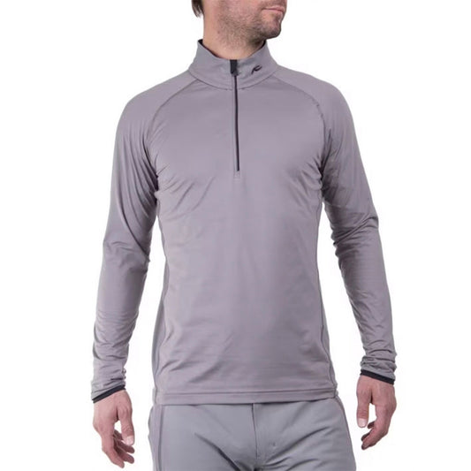 Men Feel Half-Zip - Pewter