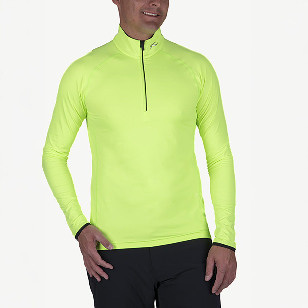 Men Feel Midlayer Half-Zip Limelight/Black