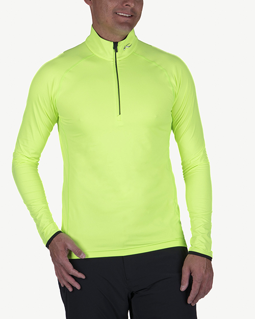Men Feel Midlayer Half-Zip Limelight/Black
