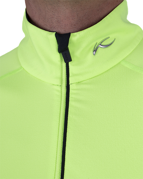 Men Feel Midlayer Half-Zip Limelight/Black