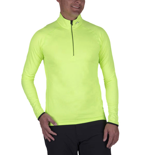 Men Feel Midlayer Half-Zip Limelight/Black Sample