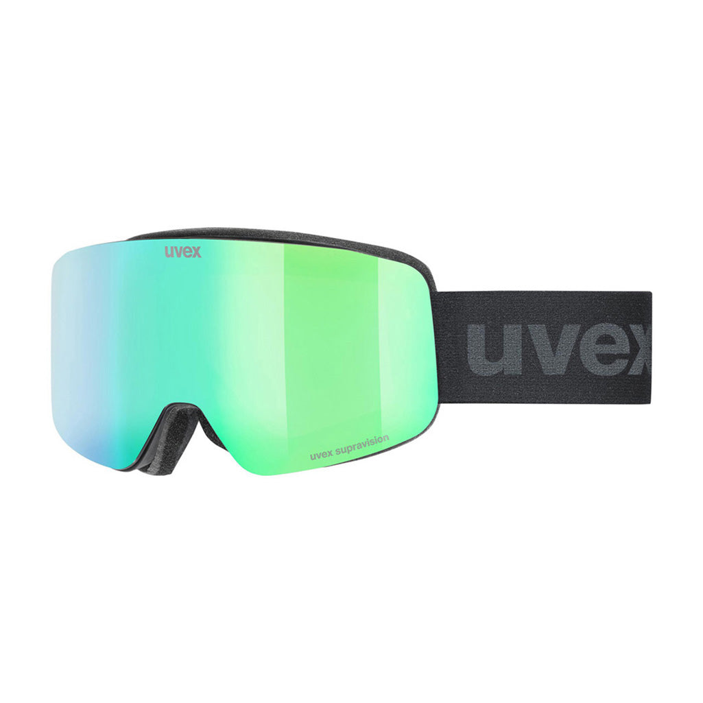 Pwdr FM S - Black Matt DL/Green-Clear (S2)