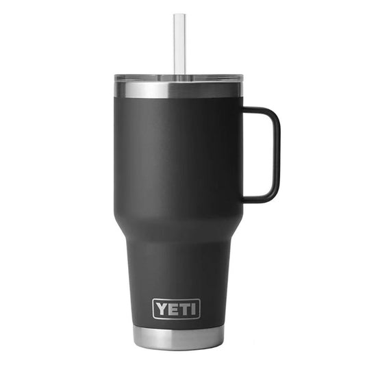 Rambler 35 Oz Straw Mug - Black