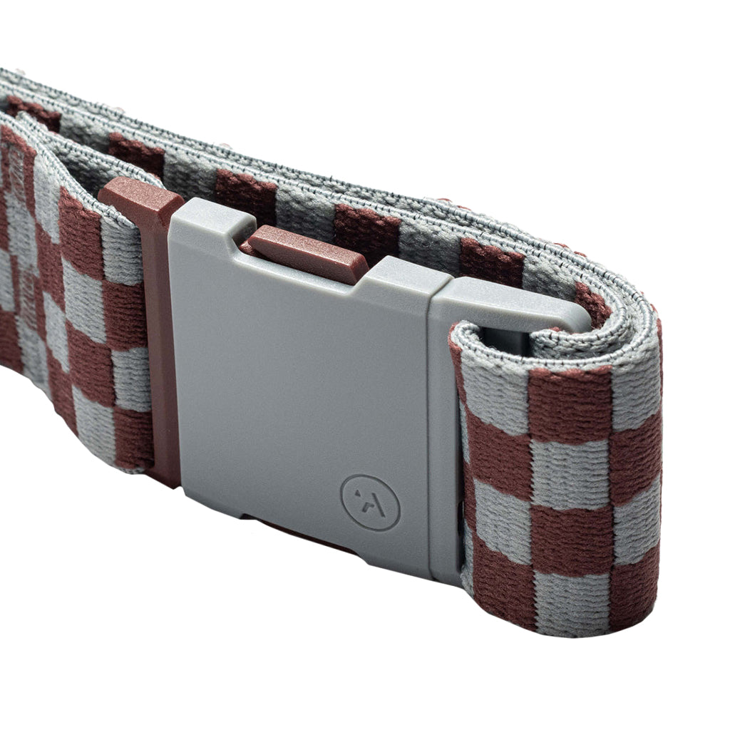 Check- Cloud/Burgundy